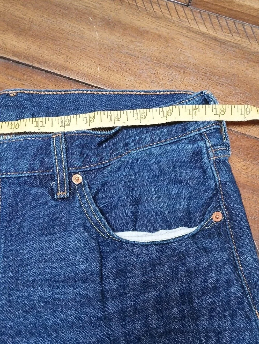 Levi's Men's Dark Blue Straight Jeans
